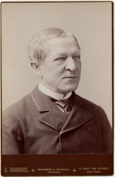 Levi Parsons Morton (1824-1920), 22º Vicepresidente de EE.UU.; foto de A Bogardus, Nueva York
